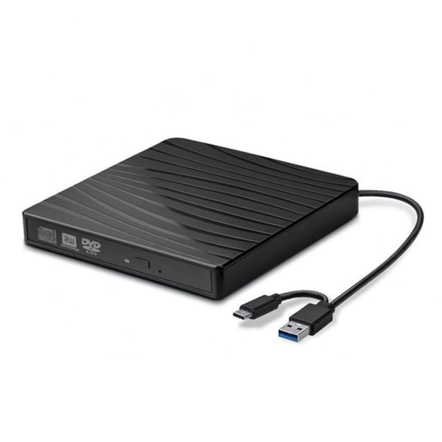 Estuche para unidades externas de DVD tipo C USB 3.0 óptico para computadora portátil
