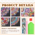 thumbnail image 2 of Kit Marcapáginas Flores DIY Con Pintura Diamantes Mandala 4 Uds., 2 of 3