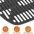 thumbnail image 3 of Parrillas de Hierro Fundido DELSbbq Paquete de 2 para Weber Traveler, 3 of 6