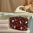 thumbnail image 2 of HELLHERO Merry Christmas Handheld Travel Steamer Bag Handle (11.8x6.69x5.5 In) Home Textile Storage, Bag Only, 2 of 6