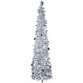 thumbnail image 4 of 5Ft Sequin Tinsel Artificial Collapsible Pop-Up Christmas Tree With Stand, 4 of 5