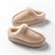 thumbnail image 1 of Zapatillas mullidas de moda para mujer para otoño e invierno, zapatillas Unisex cálidas y antideslizantes con suela gruesa de EVA para interiores para invierno, 1 of 5