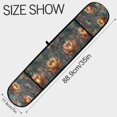 thumbnail image 3 of Yayeee Double Oven Mitt Kitchen Heat Resistant Baking 35" x7" Quilted Cotton Glove, Abstract Water Lilies Pattern, 3 of 6