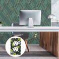 thumbnail image 6 of Yayeee Blank Wall Plate Cover 1-Gang 4.5"x2.7" Home Unused Decorative Outlet, White Flower Pattern, 6 of 7