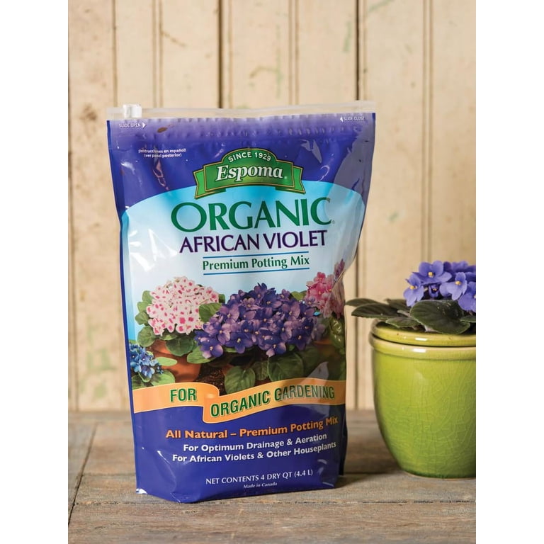 Espoma Organic AV4 African Violet Soil Mix, Ideal for Houseplants