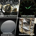 thumbnail image 4 of Poedagar luxury man wristwatch sport stainless steel men watch waterproof luminous date week men's watches business quartz clock, 4 of 15
