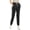 Black, variant on Womens Lounge Pants Casual Workout Joggers Pajama Bottoms with Pockets High Waisted Loose Baggy Fit