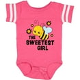 thumbnail image 3 of Inktastic The Sweetest Girl with Bee and Honey Combs Boys or Girls Baby Bodysuit, 3 of 5
