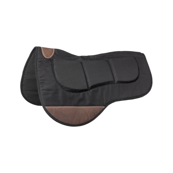 Tough 1 Western Saddle Pad Contoured Competition Shim Black 31-1100