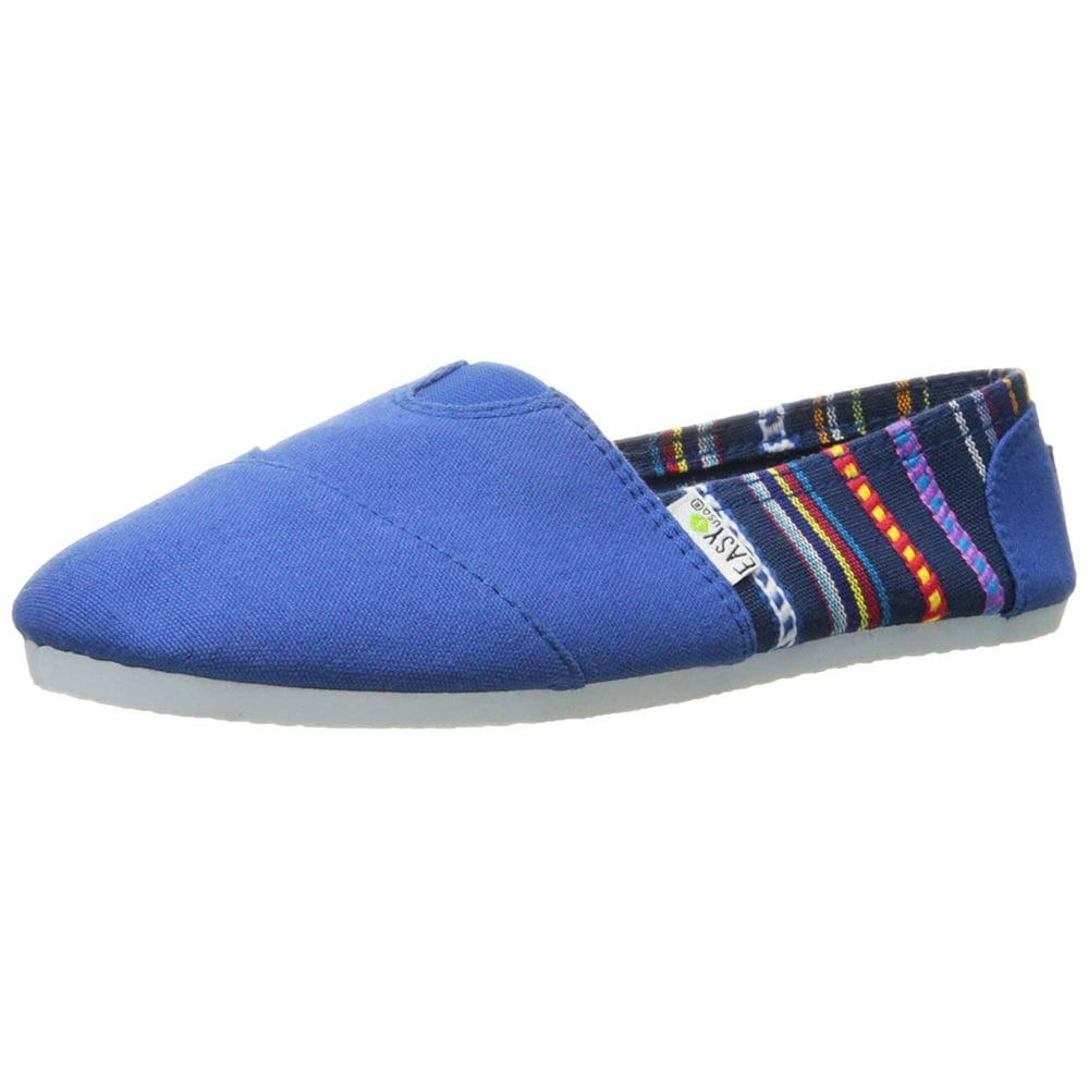 Easy Steps - EasySteps Women's Canvas Slip-On Shoes with Padded Insole ...