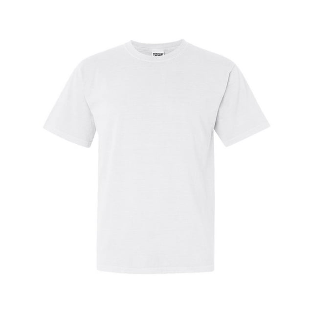Comfort Colors T-Shirt Épais Teint en Pièce, S, Blanc