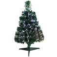 thumbnail image 1 of Costway 2ft Pré-Éclairé Fibre Optique PVC Artificiel Arbre de Noël Table W / Stand, 1 of 10