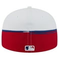 thumbnail image 4 of Men's New Era  Red/White Philadelphia Phillies Paint Stroke 59FIFTY-Fitted Hat, 4 of 5