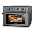 thumbnail image 1 of 24Qt/23L Air Fryer, 7-in-1 Air Fryer Toast Oven Combo with Roast/Defrost, E-Recipes, Grey, 1 of 9