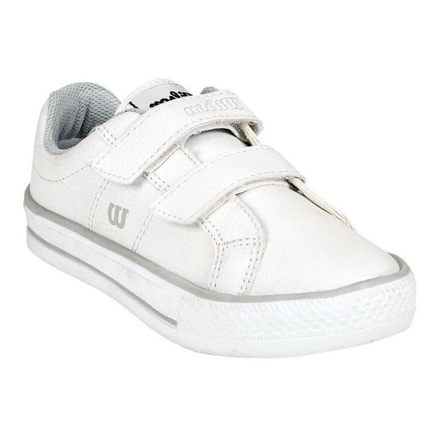Calzado Tenis Niño Niña Blanco Escolar Comodo Casual Deporti blanco 18 Wilson 126AW4