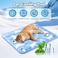 thumbnail image 2 of Pet Cooling Mat,2025 New Dog Cooling Mat for Dogs and Cats, Cool Comfort Water Sensor Mats, Washable and Portable Cool Pad Suitable for All of Pet (C, M-40 * 50cm), 2 of 7