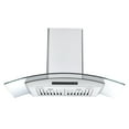 thumbnail image 2 of Ancona GCL636 36" Wall Mount Glass Canopy Range Hood with Night Light in Stainless Steel, 2 of 9