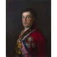 thumbnail image 2 of Goya, Francisco 12x14 Black Ornate Wood Framed with Double Matting Museum Art Print Titled - The Duke of Wellington, 2 of 4