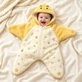 thumbnail image 2 of Dakiuu Cartoon Animal Character Star Shape Baby Newborn Swaddle Sack Zipper Wearable Sleep Blanket for Infant Boys Girls Photo Prop 0‑3 Months, 2 of 5