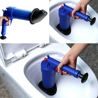 1pc Manual Toilet Plunger Stainless Steel Toilet Clog Remover High Pressure  Bathroom Toilets Drain Pipe Plunger Cleaning Tools - AliExpress