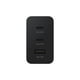 thumbnail image 2 of Cargador Triple Samsung USB-C de 65W Negro (Sin Cable), 2 of 6