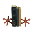 thumbnail image 2 of Zeckos Orange Cast Iron Giant Jack Bookends Sculpture Decor, 2 of 5