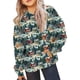 thumbnail image 4 of Sudadera con capucha para niñas y niños, sudadera de manga larga con cuello redondo y estampado de moda, jersey con bolsillo, sudadera de poliéster para niñas, 4 of 8