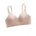 thumbnail image 2 of loopsun Summer Savings Clearance 2023! for Womens Plus Size Bra,Woman's Solid Color Comfortable Hollow Out Perspective Bra Underwear No Rims, 2 of 5