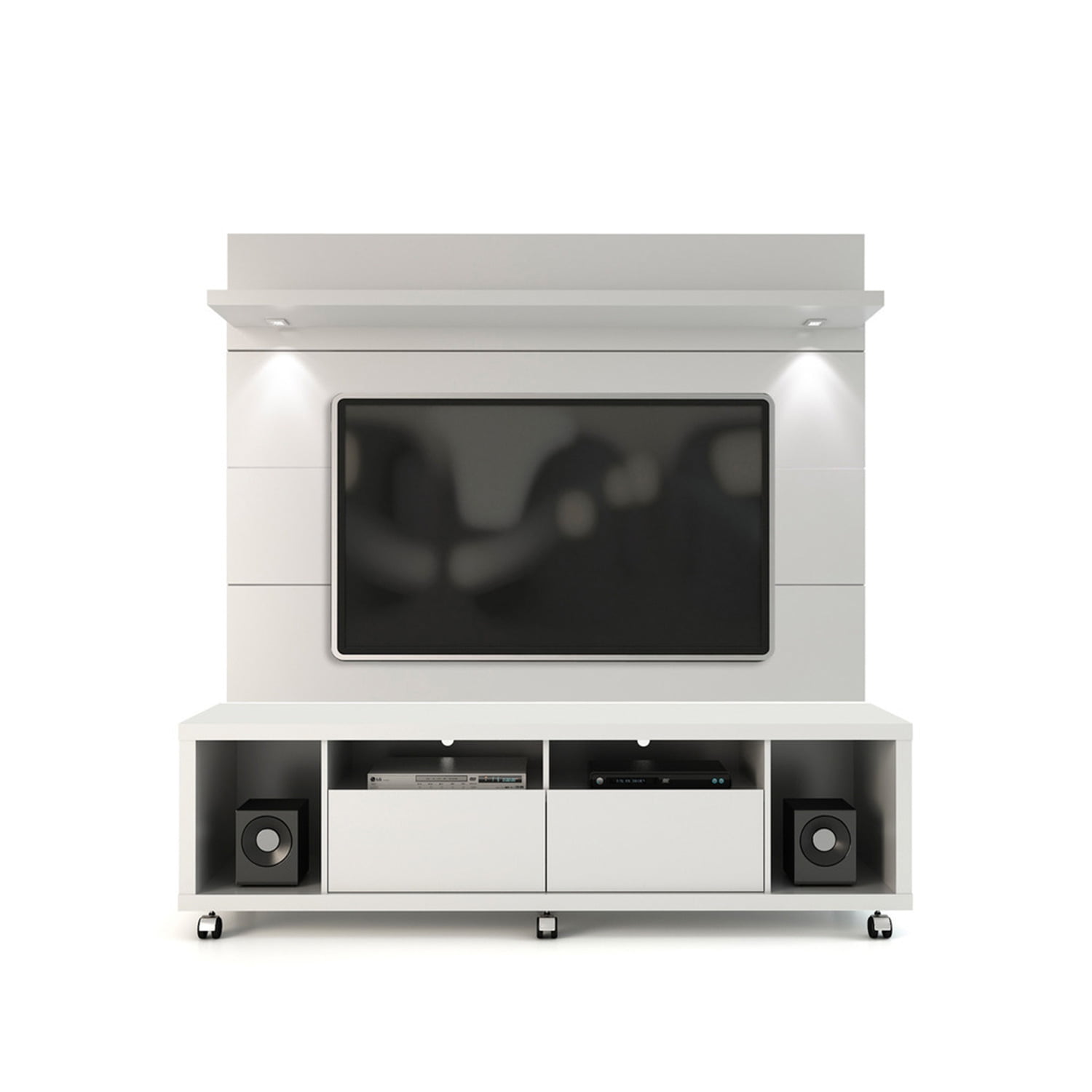 Manhattan Comfort Cabrini TV Stand and Wall TV Panel-Color ...