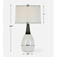 thumbnail image 3 of Uttermost Fralin White Table Lamp, 3 of 8