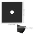 thumbnail image 5 of Double Thick Reusable Stove Burner Cover, 27x27cm Non Stick Heat Resistant Gas Stove Protector Liner, Choose Your Thickness 0.13mm 0.2mm or 0.3mm, Cuttable Splatter Guard for Kitchen, 2 Pack Black, 5 of 9
