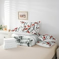 thumbnail image 4 of Erosebridal Cardinal Bird Bedding Sets Queen Size, Birch Branches Comforter Sets with Sheets, Microfiber, 4 of 5