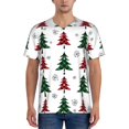 thumbnail image 4 of Haiem Hip Hop Hipster Baseball Jersey Button Down Shirts Sports Uniforms Men Women Jersey(Buffalo Plaid Christmas Trees,Large), 4 of 9