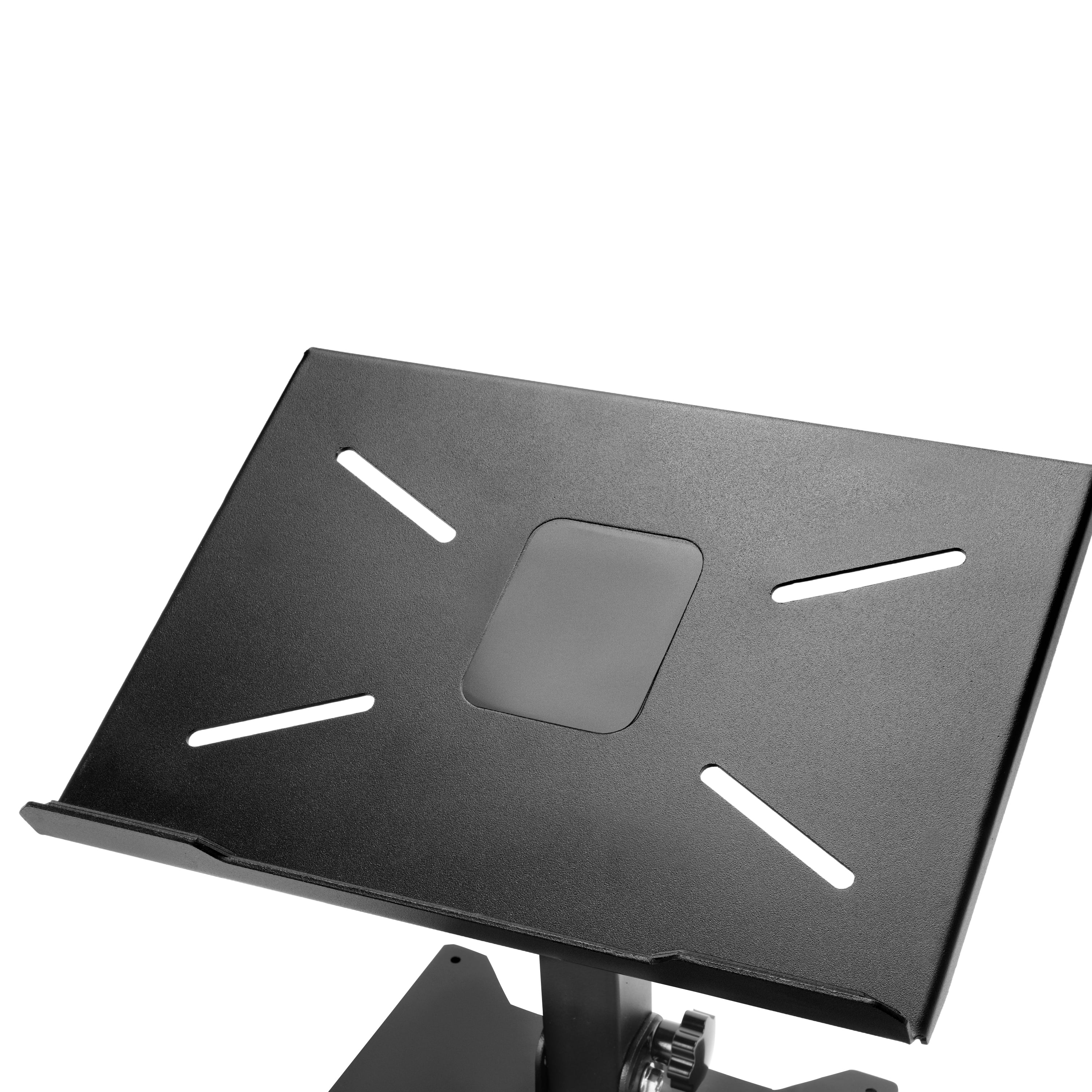 KOJEM Adjustable Musical DJ Stand Rack for DJ Booth for Music Studio Booth Pro Audio Recording Cabinet,Stage Equipment DJ Gear Table