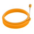 thumbnail image 2 of Anillos de silicona para cocinar huevos, molde redondo para tortitas de huevo para utensilios de cocina naranja Ndcxsfigh Libre de BPA, 2 of 3