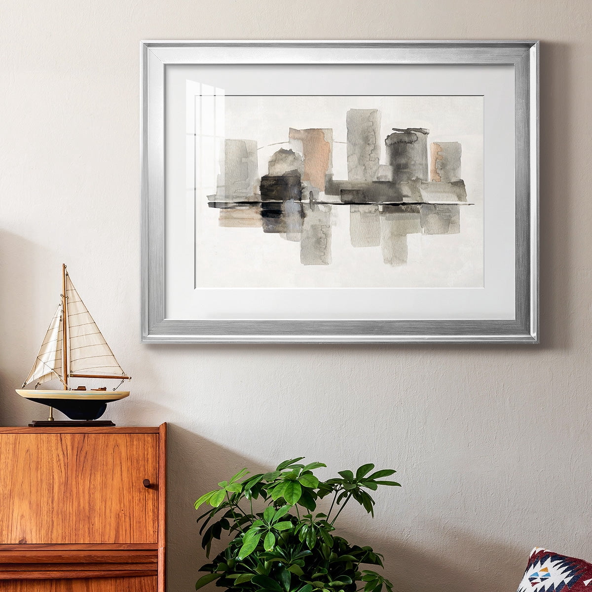 Urban Oasis II Premium Framed Print - Ready to Hang