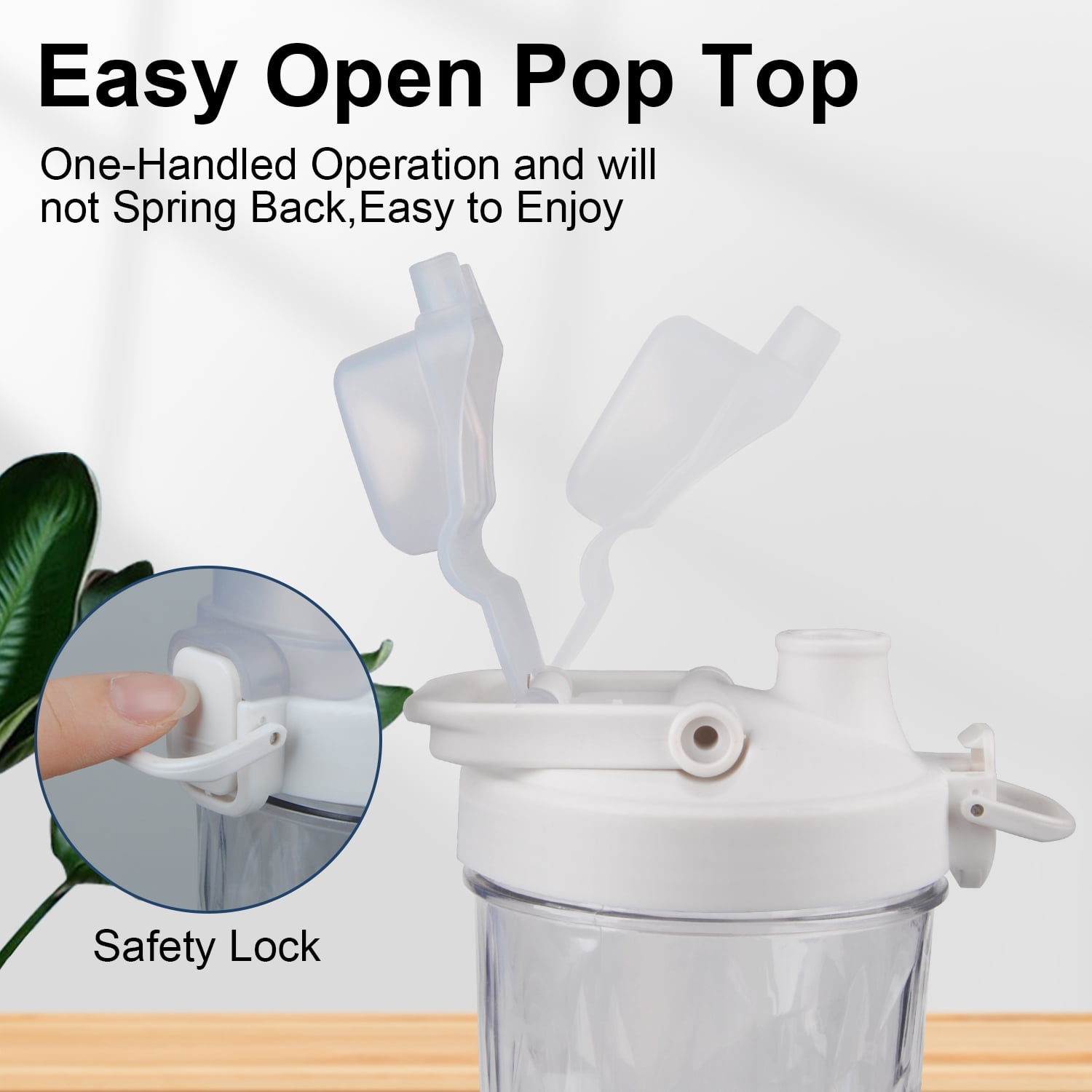Portable Blender for Shakes and Smoothies,600mL HopePow Kitchen USB Rechargeable Shaker Juicer Blender 10 Sharp Stainless Steel Blades Cordless Personal Portable Small Blender for Smoothies,Kitchen
