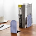 thumbnail image 5 of Gaeub Porcelain Chinaware Wood Bookends, Non-Slip Bookends, Heavy Duty Wooden Bookholder, 5 of 7