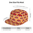thumbnail image 6 of Easygdp Red Cars Baseball Cap with Adjustable Flat Suitable for Head Circumference 22.4-23.6 in, 6 of 9