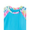 thumbnail image 3 of Wonder Nation Girls Tie Dye Long Sleeve Rash Guard, Sizes 4-18 & Plus, 3 of 3