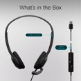 thumbnail image 5 of EPOS C1 USB-A Premium Headset for Professionals - Superior Sound, Noise-Canceling Microphone, Comfortable and Adjustable for All-Day Use, Certified Compatibility with Chromebooks, 5 of 5
