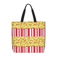 thumbnail image 1 of Balery Popcorn Bolsa de Mano para Mujeres con Cremallera, Bolsa de Gimnasio con Compartimentos, Bolsa para Laptop, Bolsa para Trabajo, 1 of 7