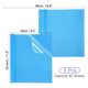 thumbnail image 2 of Cubiertas de Informe de Plástico con Sujetadores, 5 Pcs Capacidad para 80 Hojas Carpetas de Presentación Transparentes, Azul Cielo, 2 of 6