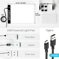 thumbnail image 5 of ARTDOT A4 Diamond Painting Light Pad USB Powered Adjustable Brightness with Diamond Art Accessories and Tools for Drawing Tracing, 5 of 9