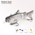 thumbnail image 2 of Nuevo señuelo automático para nadar, máquina electrónica para peces, robot para peces, cebo para peces, 130 mm, 35 g, hélice en espiral, cebo inteligente cruzado, 2 of 5