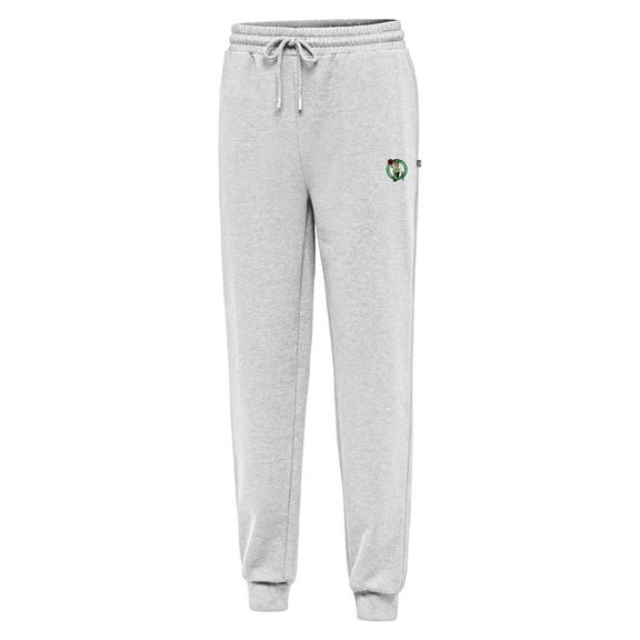 Men's Antigua Heather Gray Boston Celtics Idol Jogger Pants
