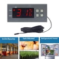 thumbnail image 1 of Riwesomey STC-1000 Controlador de temperatura digital Termostato Sensor impermeable Calefacción Refrigeración LED Control de temperatura Relé Incubadora Artesanía Riwesomey TO005095-00, 1 of 1