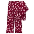 thumbnail image 2 of MINTREUS Valentine's Day Lounge Sets for Women Knit Short Sleeve Tops and Long Pants Soft Comfy Pajamas Set Oversized 2 Piece Outfits S-2X, 2 of 8