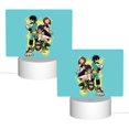 thumbnail image 2 of Anime Boku No Hero Acrylic Night Light Adjustable 3 Light Modes USB Cable Lamp Light Display Base Rectangular LED Light For Bookshelves Desk Bedside Tables Bedroom Child Room, 2 of 9
