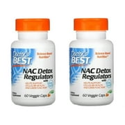 Doctor's Best, NAC Detox Regulators, 60 Veggie Caps 2 Packs